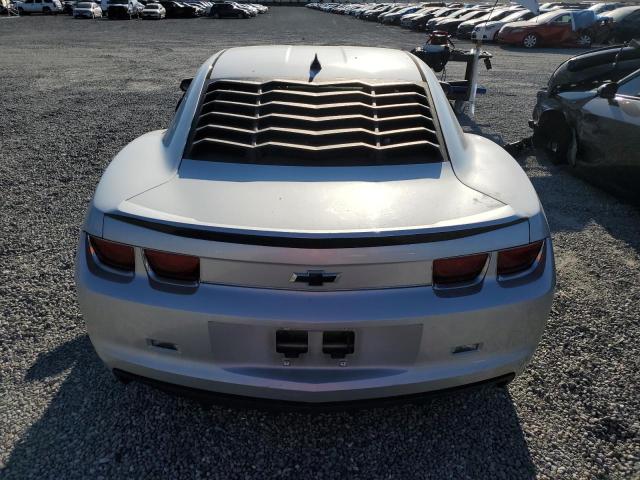 2G1FE1E37D9243572 - 2013 CHEVROLET CAMARO LS SILVER photo 6