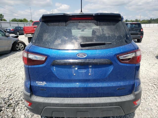 MAJ6S3JL7NC472139 - 2022 FORD ECOSPORT SES BLUE photo 6