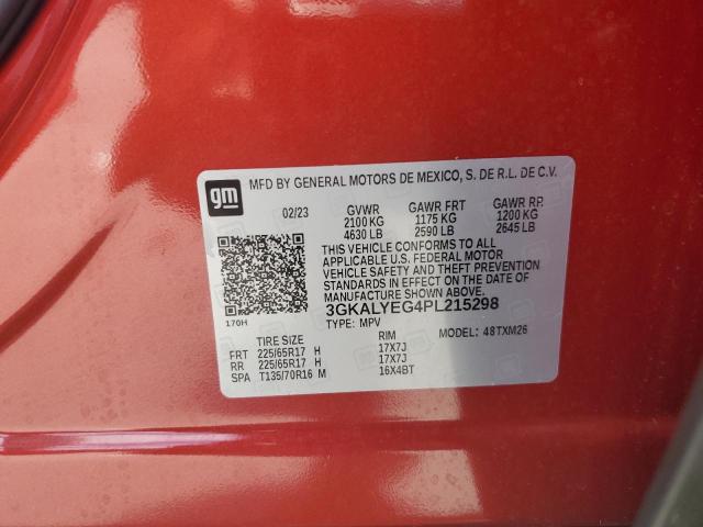 3GKALYEG4PL215298 - 2023 GMC TERRAIN AT4 RED photo 12