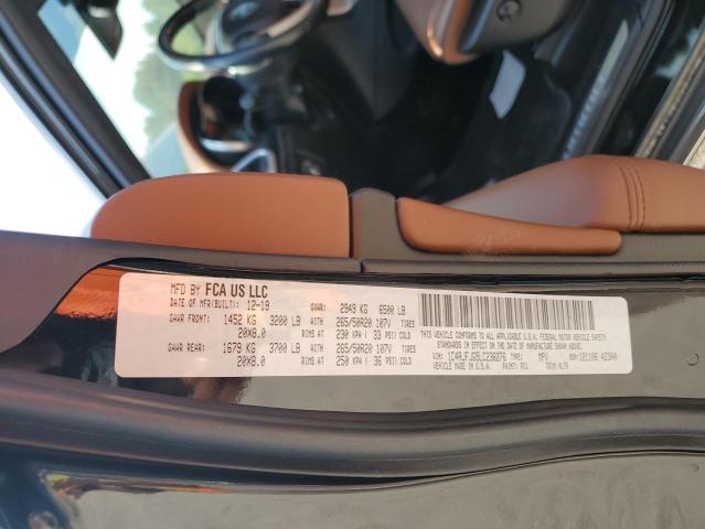 1C4RJFJG5LC236276 - 2020 JEEP GRAND CHER SUMMIT შავი ფოტო 13