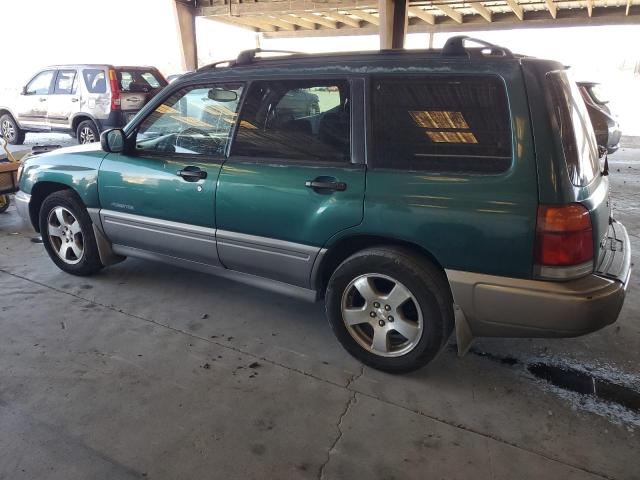 JF1SF6557XG746774 - 1999 SUBARU FORESTER S GREEN photo 2