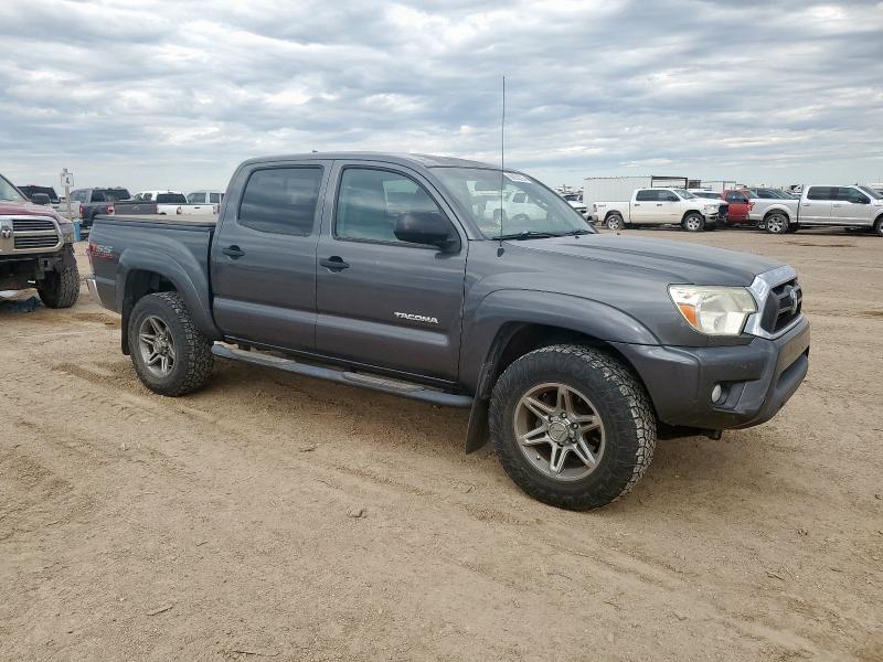 3TMLU4EN4EM158276 - 2014 TOYOTA TACOMA DOUBLE CAB ნაცრისფერი ფოტო 4