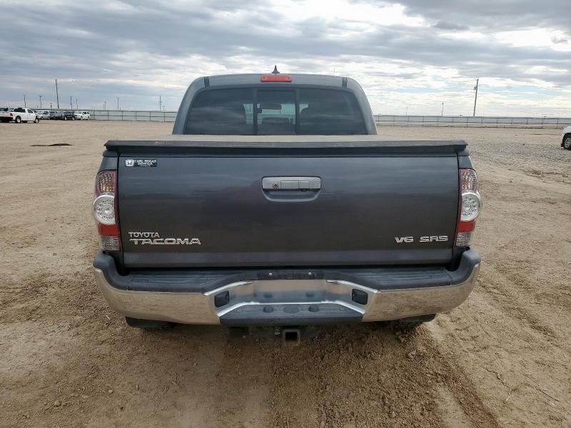 3TMLU4EN4EM158276 - 2014 TOYOTA TACOMA DOUBLE CAB ნაცრისფერი ფოტო 6