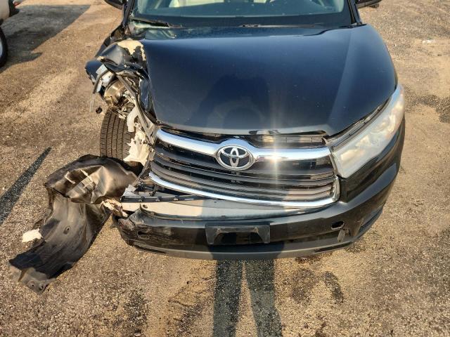 5TDJKRFH8ES052867 - 2014 TOYOTA HIGHLANDER XLE BLACK photo 12