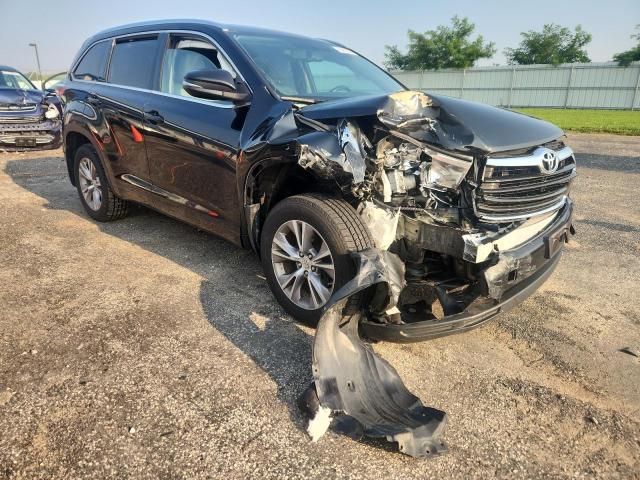 5TDJKRFH8ES052867 - 2014 TOYOTA HIGHLANDER XLE BLACK photo 4