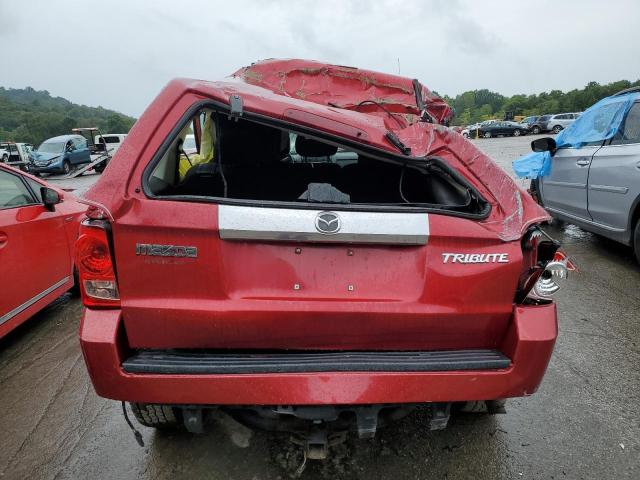 4F2CZ02Z08KM26494 - 2008 MAZDA TRIBUTE I RED photo 6