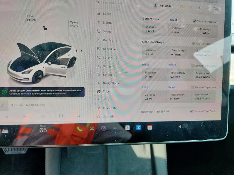 5YJ3E1EA6PF596751 - 2023 TESLA MODEL 3 თეთრი ფოტო 9