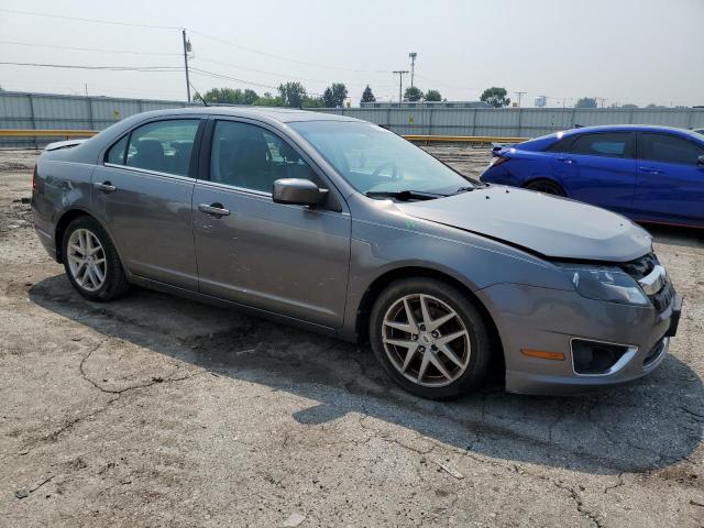 3FAHP0JG5AR202284 - 2010 FORD FUSION SEL GRAY photo 4