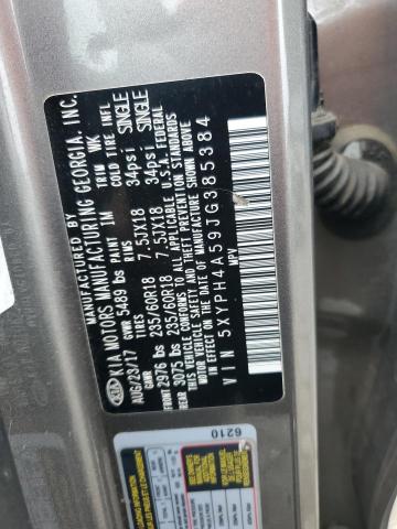 5XYPH4A59JG385384 - 2018 KIA SORENTO EX 灰色 照片 12