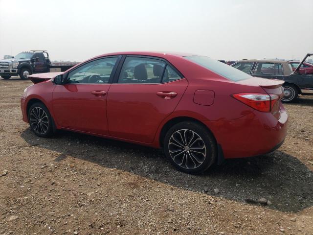 2T1BURHE9GC638264 - 2016 TOYOTA COROLLA L RED photo 2