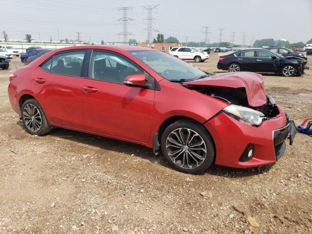 2T1BURHE9GC638264 - 2016 TOYOTA COROLLA L RED photo 4