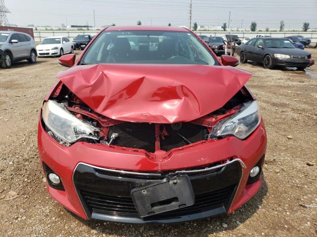 2T1BURHE9GC638264 - 2016 TOYOTA COROLLA L RED photo 5