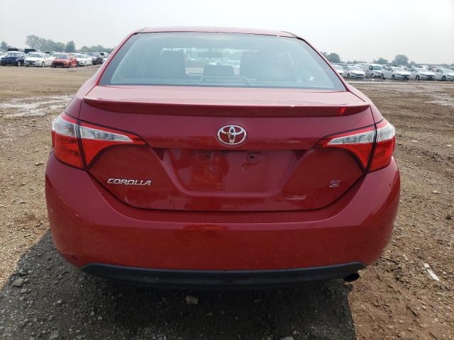 2T1BURHE9GC638264 - 2016 TOYOTA COROLLA L RED photo 6