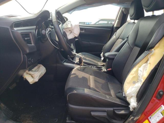 2T1BURHE9GC638264 - 2016 TOYOTA COROLLA L RED photo 7