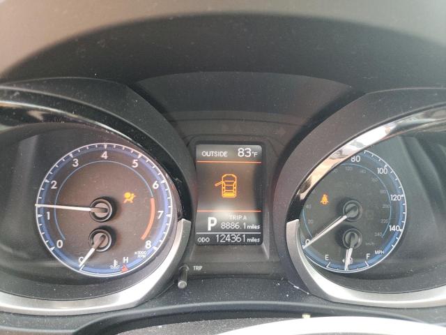 2T1BURHE9GC638264 - 2016 TOYOTA COROLLA L RED photo 9