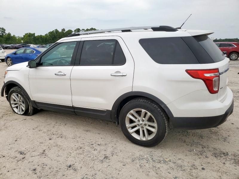 1FM5K8D80DGB14832 - 2013 FORD EXPLORER XLT WHITE photo 2