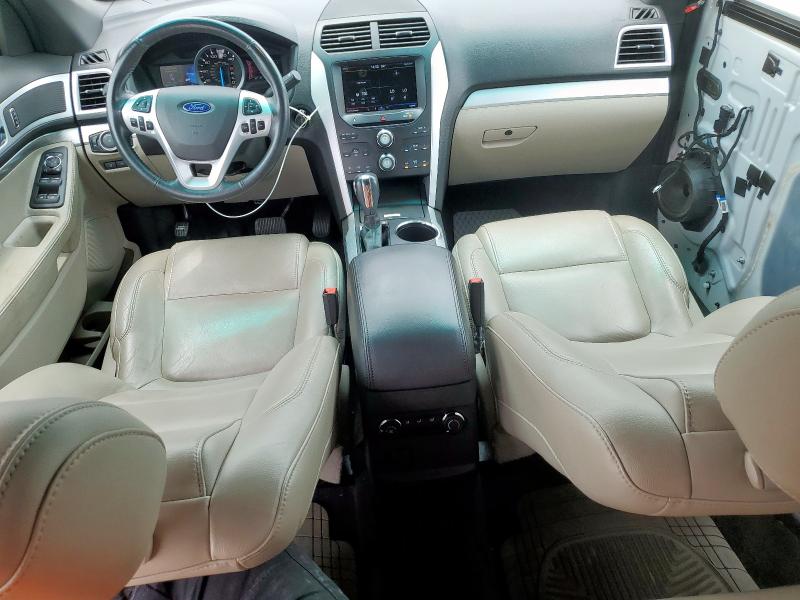 1FM5K8D80DGB14832 - 2013 FORD EXPLORER XLT WHITE photo 8