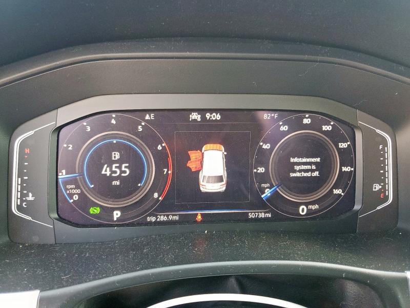 1V2WP2CA3NC546561 - 2022 VOLKSWAGEN ATLAS SE Серый фото 9