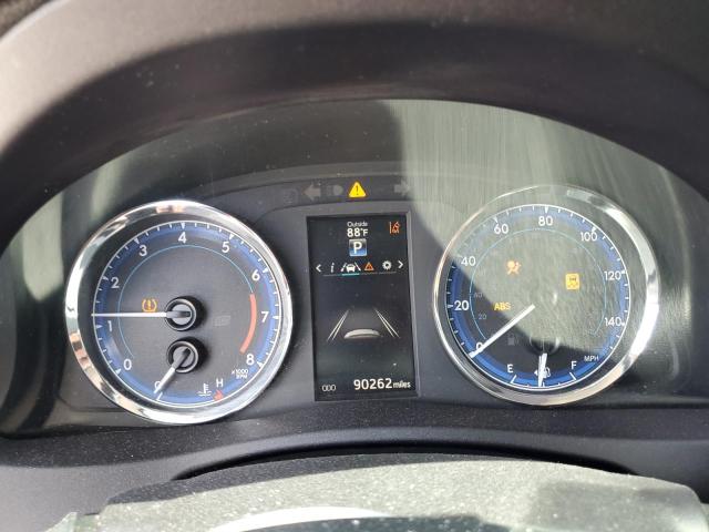 2T1BURHE9KC199057 - 2019 TOYOTA COROLLA L RED photo 9