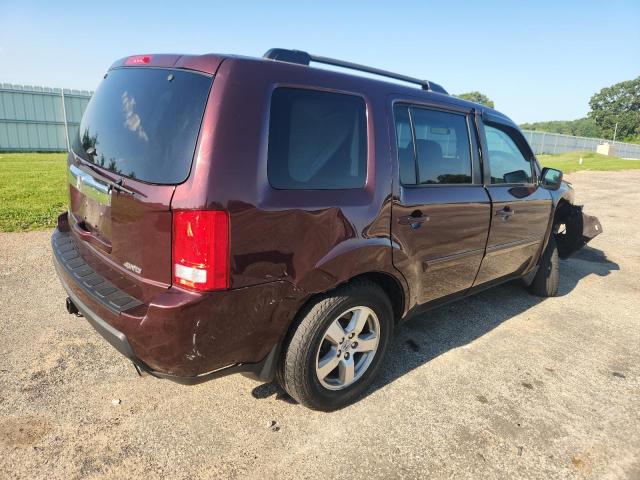 5FNYF4H41BB007415 - 2011 HONDA PILOT EX BURGUNDY photo 3