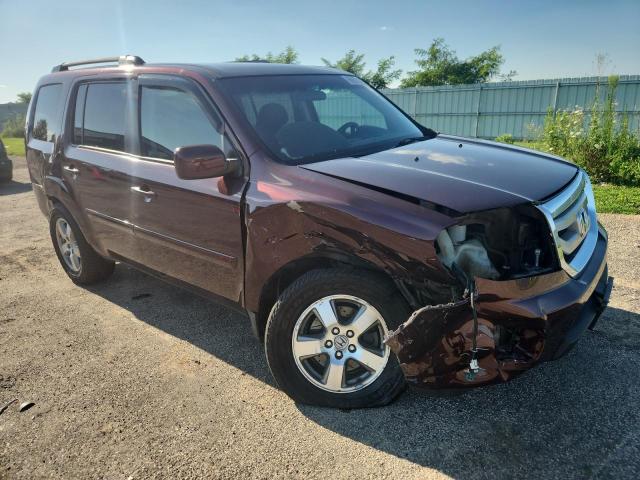 5FNYF4H41BB007415 - 2011 HONDA PILOT EX BURGUNDY photo 4