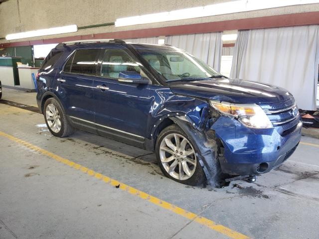 1FMHK8F85CGA04349 - 2012 FORD EXPLORER LIMITED 蓝色 照片 4