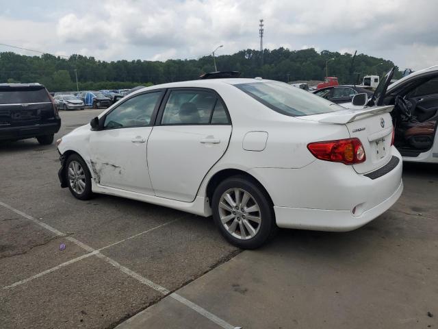 2T1BU4EE1AC477293 - 2010 TOYOTA COROLLA BASE WHITE photo 2
