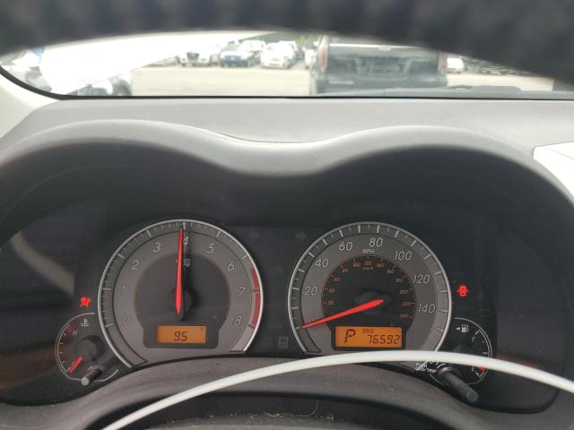 2T1BU4EE1AC477293 - 2010 TOYOTA COROLLA BASE WHITE photo 9