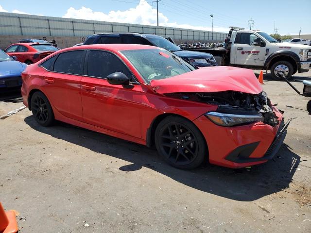 2HGFE2F5XNH534363 - 2022 HONDA CIVIC SPORT RED photo 4