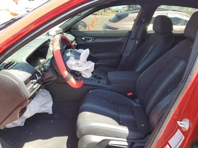 2HGFE2F5XNH534363 - 2022 HONDA CIVIC SPORT RED photo 7