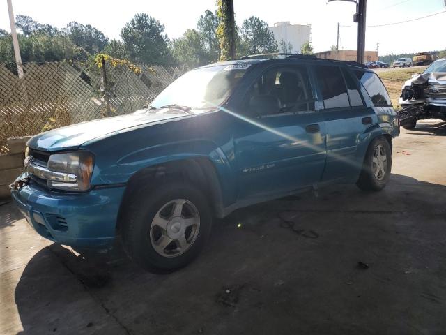 1GNDT13S422516954 - 2002 CHEVROLET TRAILBLAZE TEAL photo 1