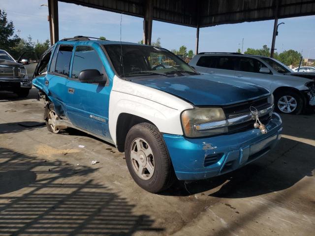 1GNDT13S422516954 - 2002 CHEVROLET TRAILBLAZE TEAL photo 4