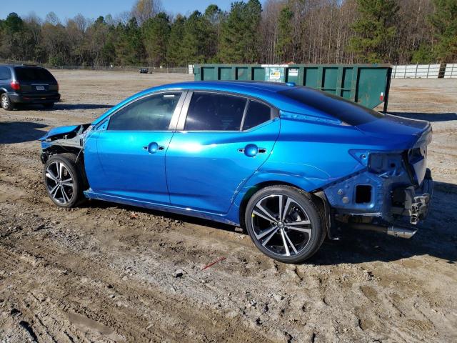 3N1AB8DV9LY296068 - 2020 NISSAN SENTRA SR BLUE photo 2