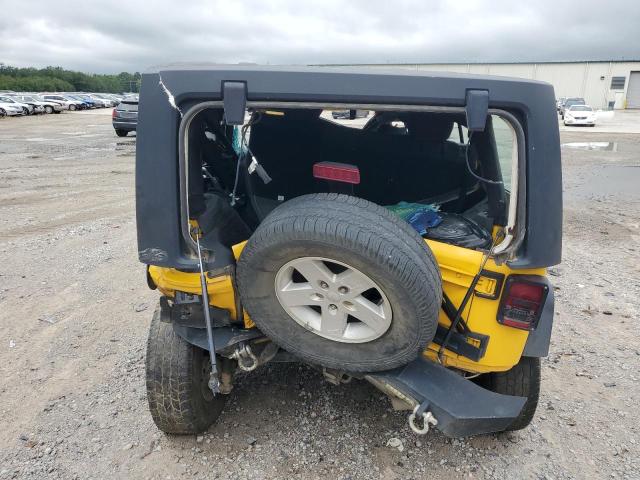 1C4BJWKG2FL614980 - 2015 JEEP WRANGLER UNLIMITED SPORT YELLOW photo 6