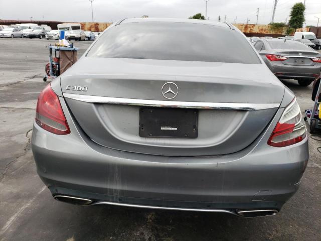 55SWF4JB3FU089278 - 2015 MERCEDES-BENZ C 300 GRAY photo 6