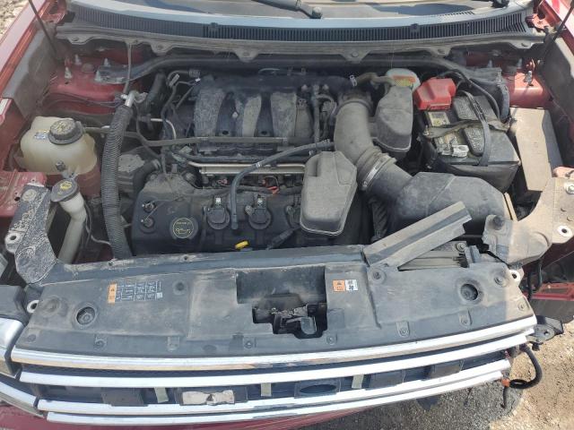 2FMGK5C86JBA07716 - 2018 FORD FLEX SEL RED photo 12