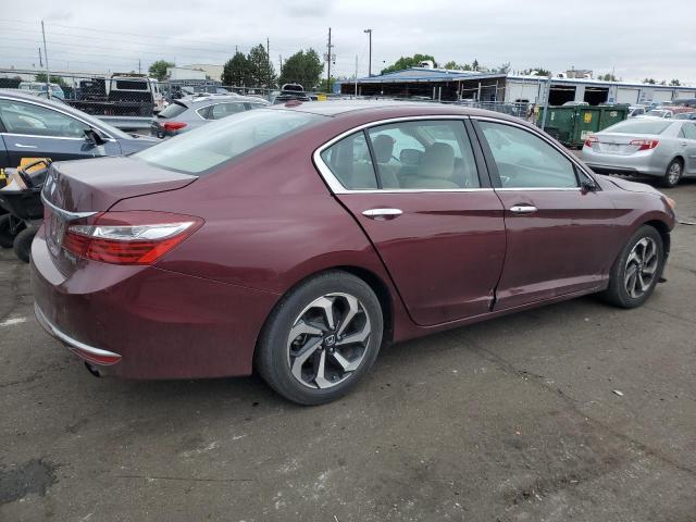 1HGCR2F81GA234875 - 2016 HONDA ACCORD EXL BURGUNDY photo 3