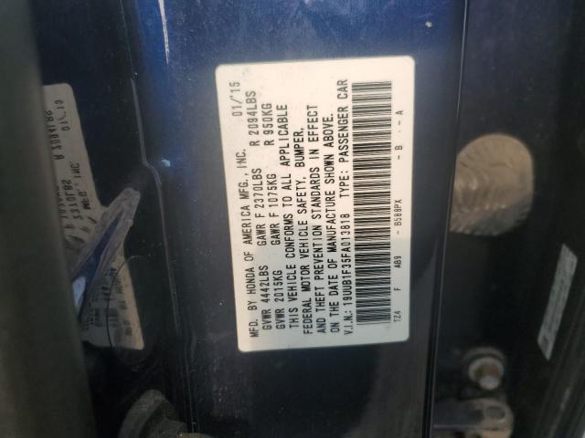 19UUB1F35FA013818 - 2015 ACURA TLX BLUE photo 12