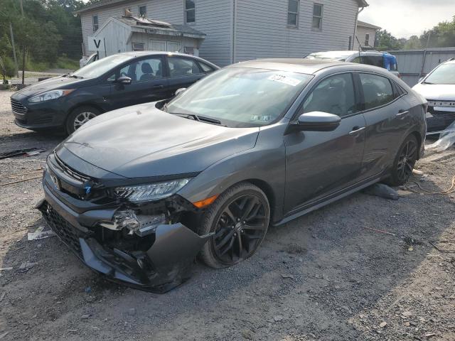 SHHFK7H90MU401845 - 2021 HONDA CIVIC SPORT TOURING GRAY photo 1