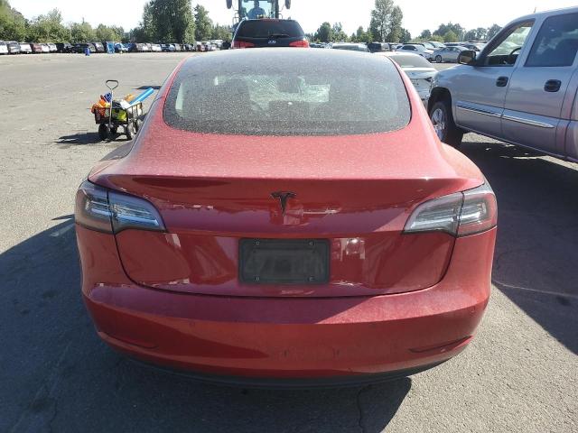 5YJ3E1EB0MF869431 - 2021 TESLA MODEL 3 წითელი ფოტო 6