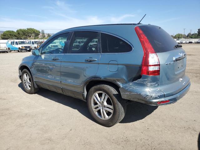 5J6RE4H71BL055215 - 2011 HONDA CR-V EXL 青色 照片 2