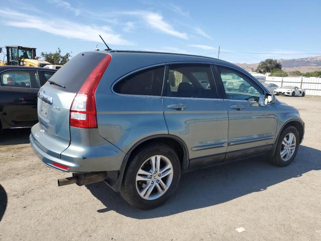 5J6RE4H71BL055215 - 2011 HONDA CR-V EXL 青色 照片 3