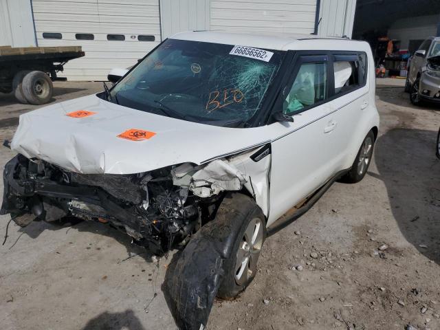 KNDJN2A28F7782310 - 2015 KIA SOUL WHITE photo 2