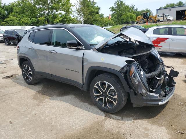 3C4NJDCB2NT155554 - 2022 JEEP COMPASS LIMITED Gri fotoğraf 4