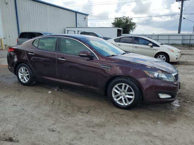 5XXGM4A77CG015734 - 2012 KIA OPTIMA LX BURGUNDY photo 4