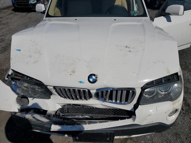 WBXPC93419WJ29483 - 2009 BMW X3 XDRIVE30I WHITE photo 11