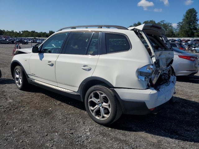 WBXPC93419WJ29483 - 2009 BMW X3 XDRIVE30I WHITE photo 2