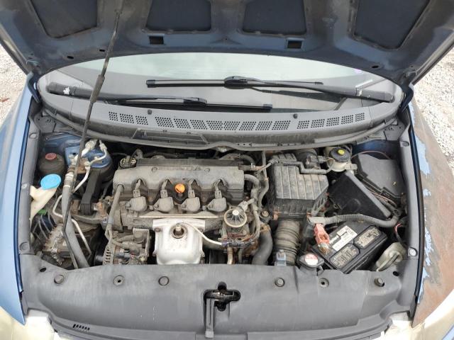 1HGFA16528L051933 - 2008 HONDA CIVIC LX BLUE photo 11