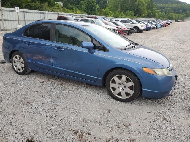 1HGFA16528L051933 - 2008 HONDA CIVIC LX BLUE photo 4