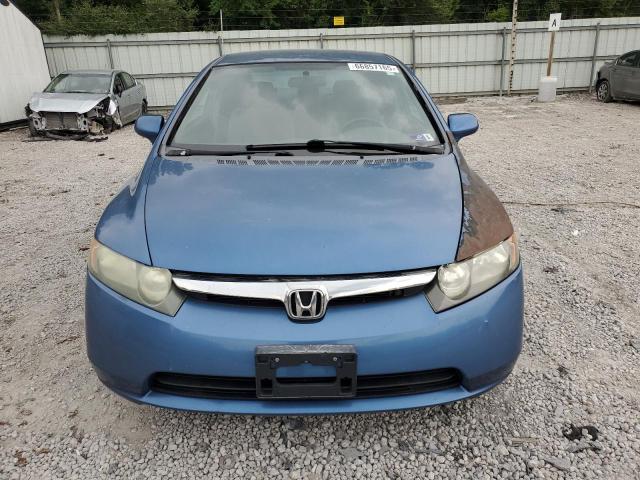 1HGFA16528L051933 - 2008 HONDA CIVIC LX BLUE photo 5